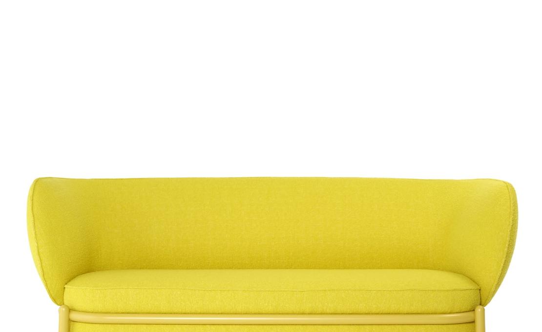 Диван от фабрики Gebrüder Thonet Vienna GmbH (GTV) – Wiener GTV Design модель Luftballon Yellow Sofa 200