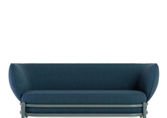 Диван от фабрики Gebrüder Thonet Vienna GmbH (GTV) – Wiener GTV Design модель Luftballon Blue Sofa 200
