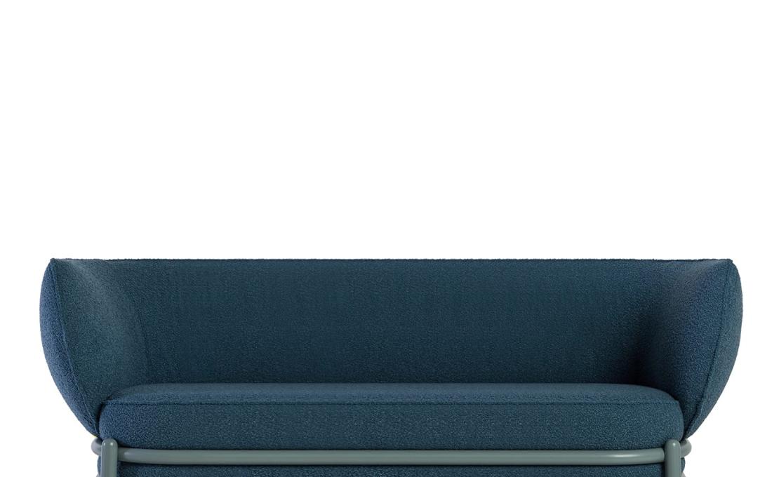Диван от фабрики Gebrüder Thonet Vienna GmbH (GTV) – Wiener GTV Design модель Luftballon Blue Sofa 200
