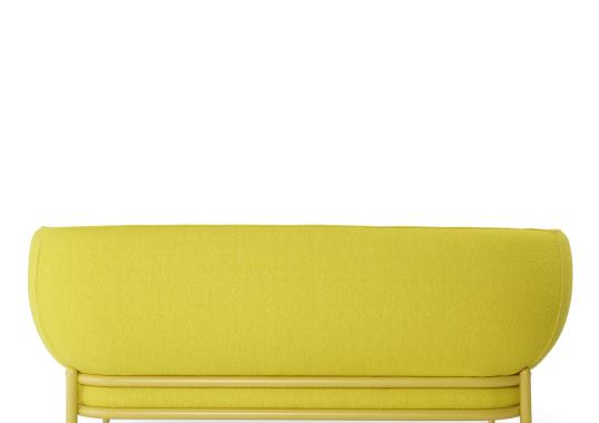 Диван от фабрики Gebrüder Thonet Vienna GmbH (GTV) – Wiener GTV Design модель Luftballon Yellow Sofa 200