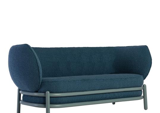 Диван от фабрики Gebrüder Thonet Vienna GmbH (GTV) – Wiener GTV Design модель Luftballon Blue Sofa 200