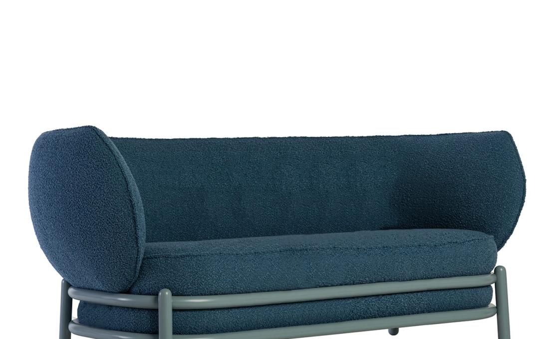Диван от фабрики Gebrüder Thonet Vienna GmbH (GTV) – Wiener GTV Design модель Luftballon Blue Sofa 200