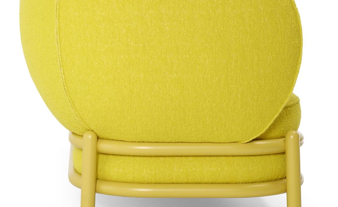 Диван от фабрики Gebrüder Thonet Vienna GmbH (GTV) – Wiener GTV Design модель Luftballon Yellow Sofa 200