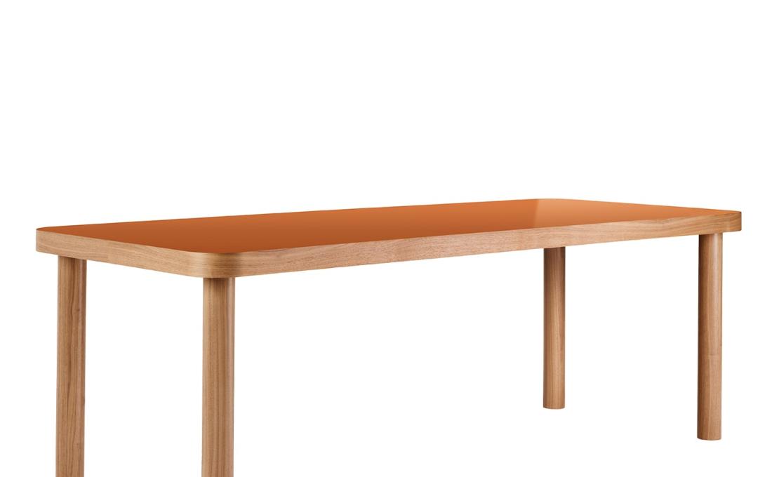 Стол обеденный от фабрики Gebrüder Thonet Vienna GmbH (GTV) – Wiener GTV Design модель SÄULE scotch brown