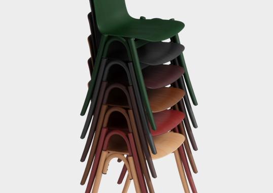 Стул от фабрики Gebrüder Thonet Vienna GmbH (GTV) – Wiener GTV Design модель You Green Chair 