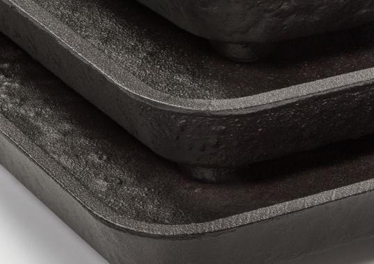 Поднос от фабрики Giobagnara модель Monza Imperfect Bronze