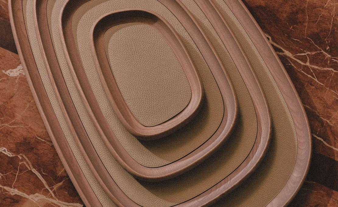 Поднос от фабрики Giobagnara модель Maris Natural Tones 