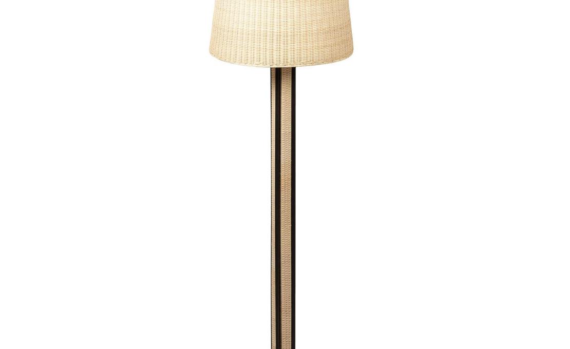 Торшер от фабрики Giobagnara модель Rhapsody Rattan