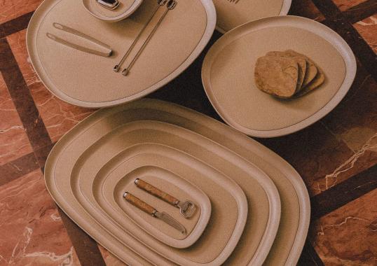 Поднос от фабрики Giobagnara модель Maris Natural Tones 