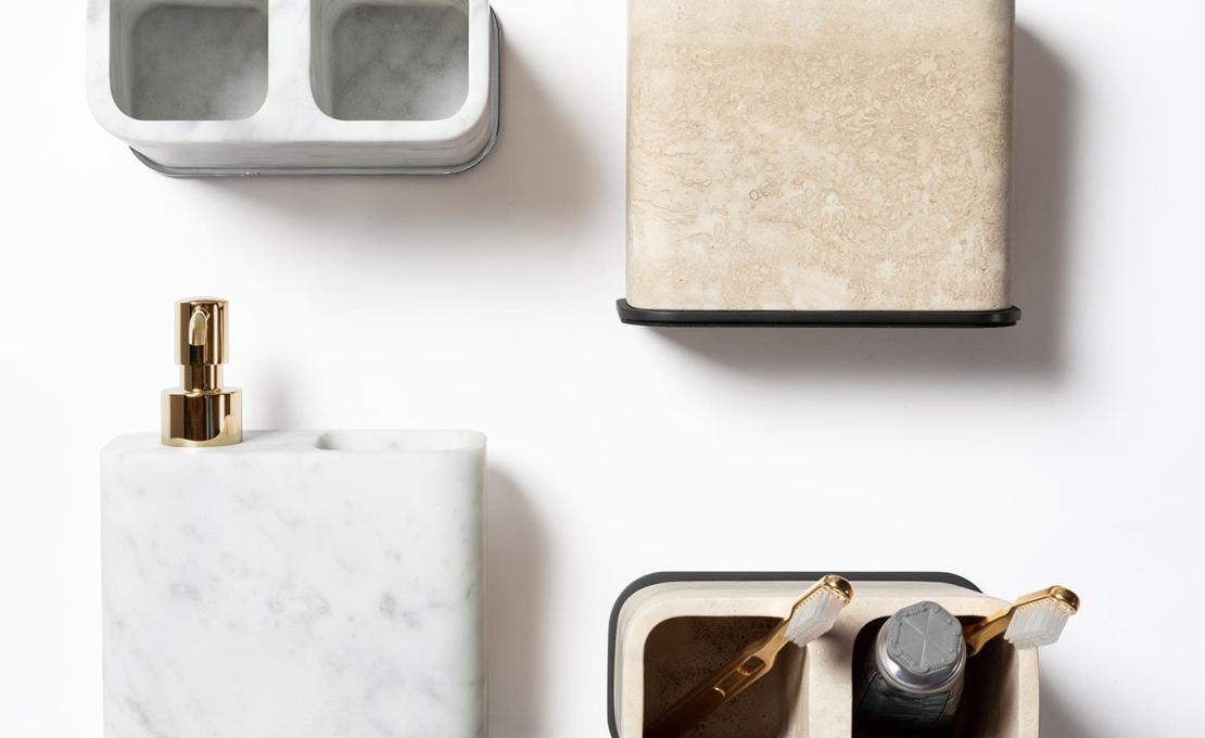 Декор Ванной Комнаты от фабрики Giobagnara модель Polo White Marble