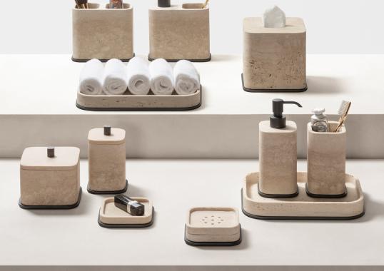 Декор Ванной Комнаты от фабрики Giobagnara модель Polo Beige Marble