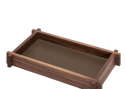 Поднос Giobagnara Structura Leather Wood №1 image 1