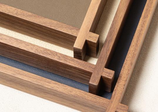 Поднос Giobagnara Structura Leather Wood №1 image 3
