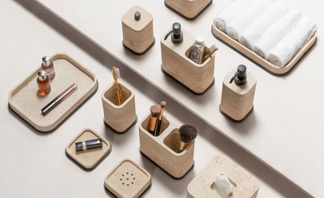 Декор Ванной Комнаты от фабрики Giobagnara модель Polo Beige Marble