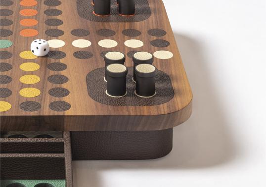 Настольная игра от фабрики Giobagnara модель Delos Wood Ludo
