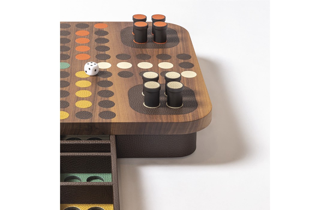 Настольная игра от фабрики Giobagnara модель Delos Wood Ludo