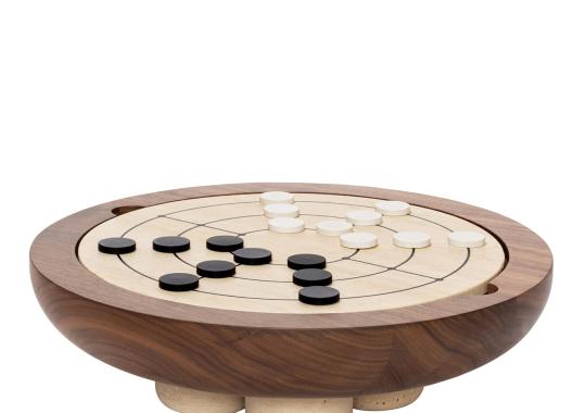 Настольная игра от фабрики Giobagnara модель Mocambo Muehle Tic Tac Toe