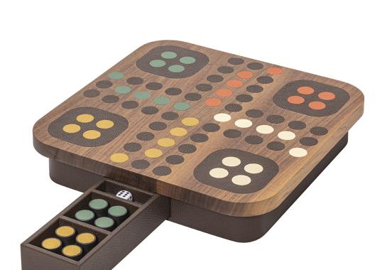 Настольная игра от фабрики Giobagnara модель Delos Wood Ludo
