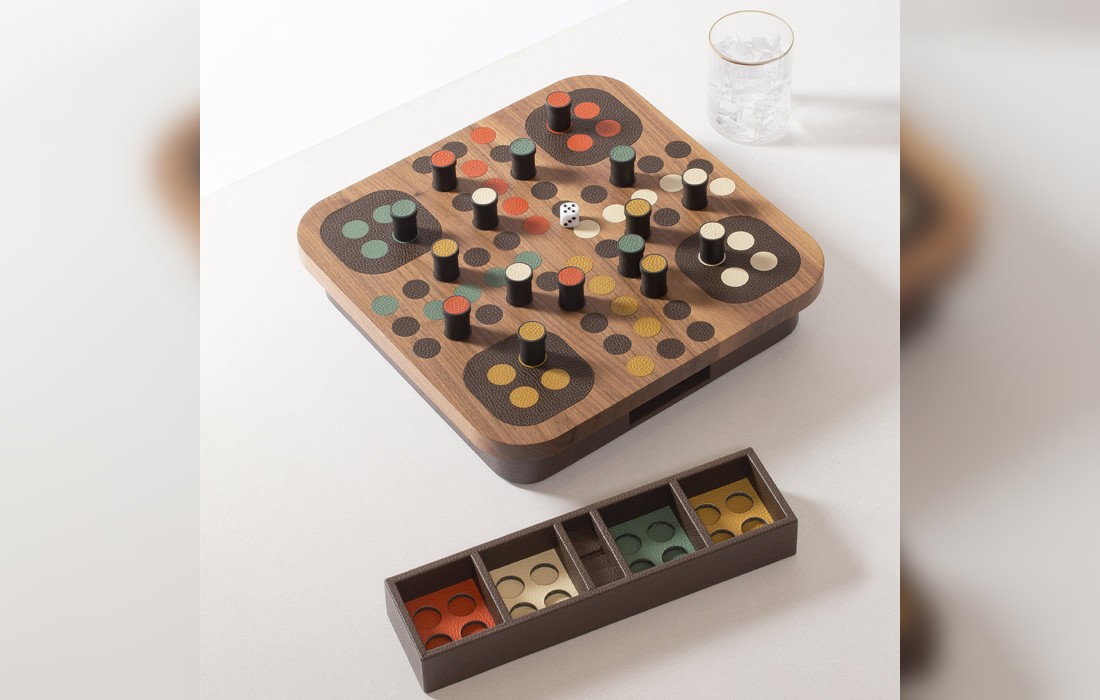 Настольная игра от фабрики Giobagnara модель Delos Wood Ludo