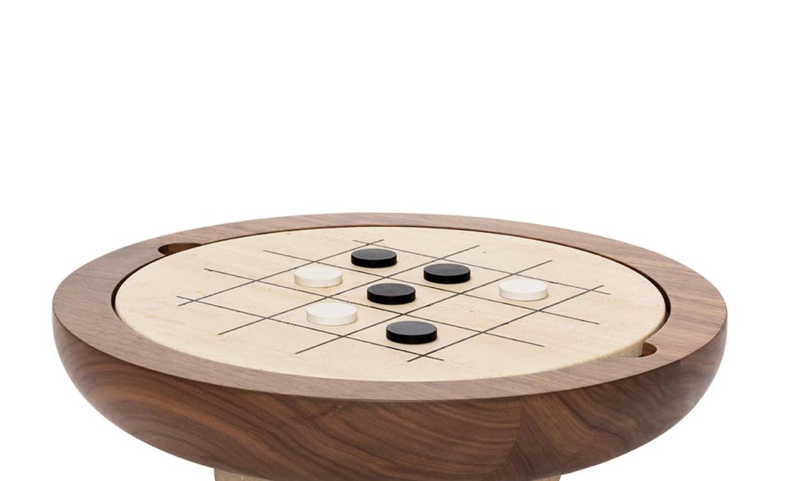 Настольная игра от фабрики Giobagnara модель Mocambo Muehle Tic Tac Toe
