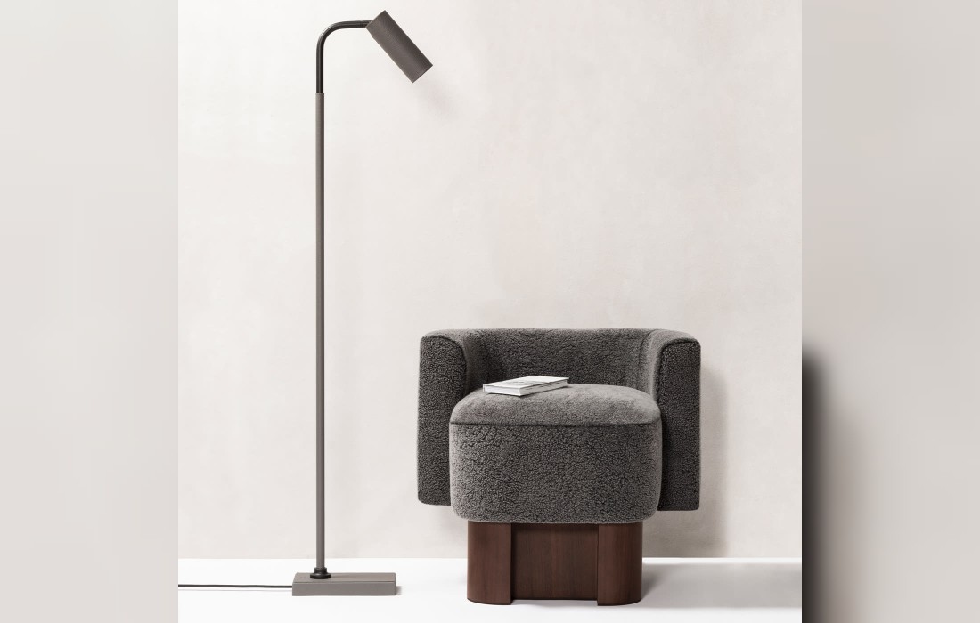 Торшер от фабрики Giobagnara модель Marquesse Gray Leather