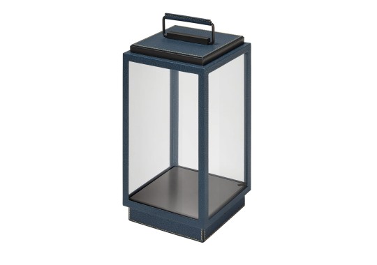 Настольная лампа Giobagnara Blakes Blue Leather image 1