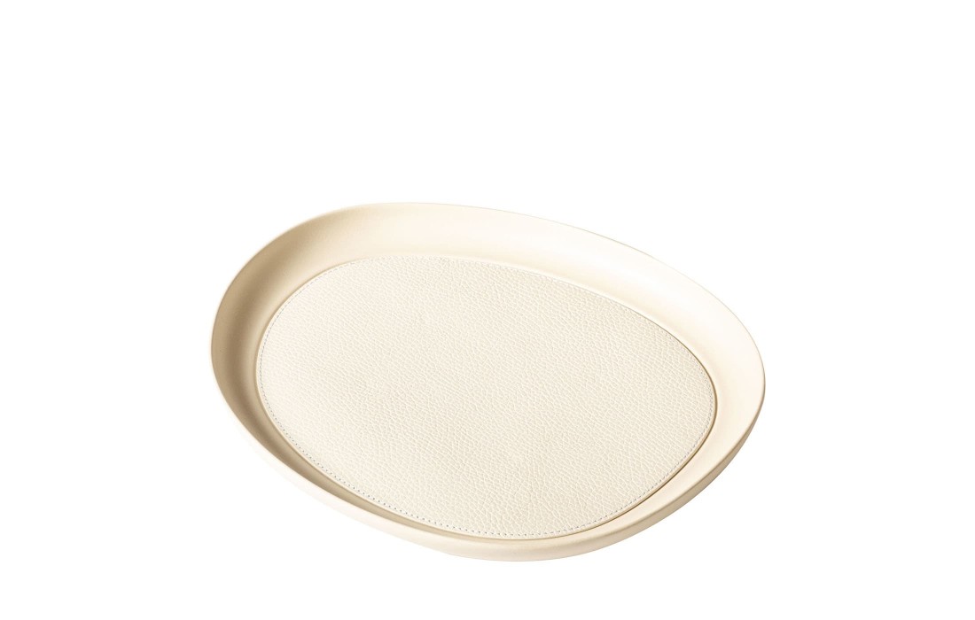 Поднос от фабрики Giobagnara модель Maris Medium Round White 