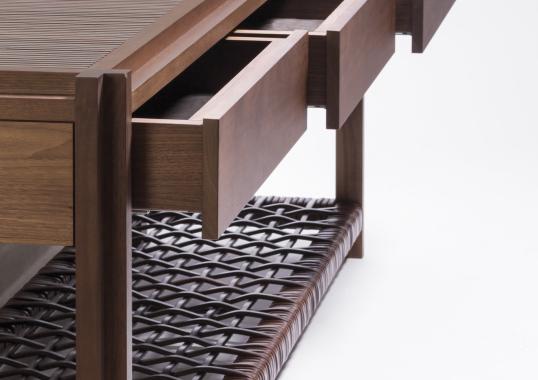 Банкетка от фабрики Giobagnara модель Structura Crisscross