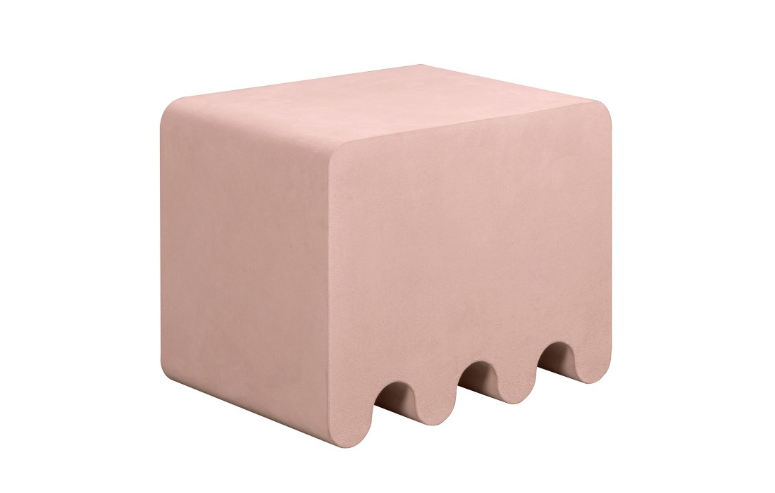 Барные стулья от фабрики Giobagnara модель Ossicle Pink Leather