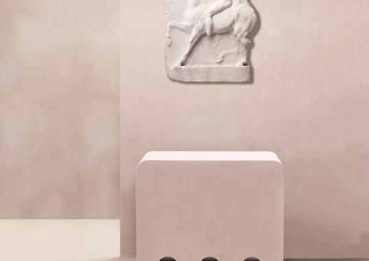 Барные стулья Giobagnara Ossicle Pink Leather image 3
