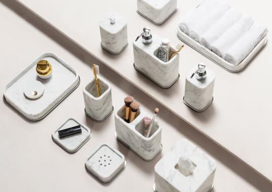 Декор Ванной Комнаты от фабрики Giobagnara модель Polo White Marble Box 