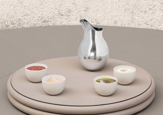 Поднос от фабрики Giobagnara модель Scala Round Lazy Susan Tray