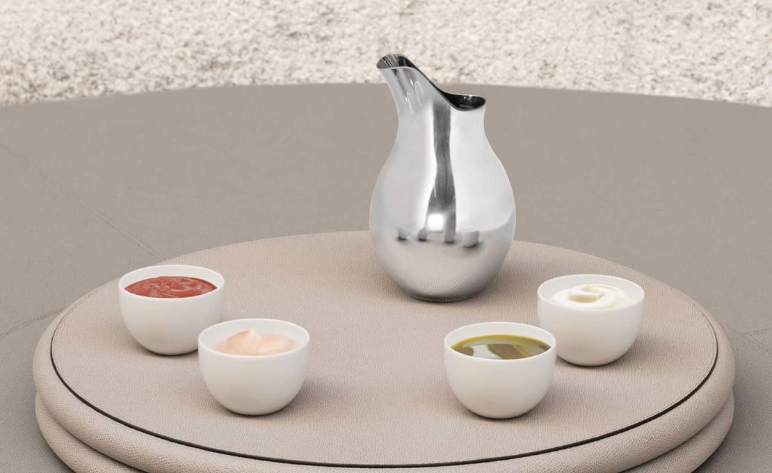 Поднос от фабрики Giobagnara модель Scala Round Lazy Susan Tray