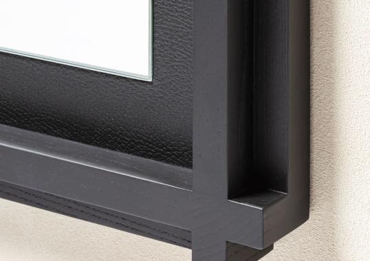 Зеркало от фабрики Giobagnara модель Structura Black Square Mirror