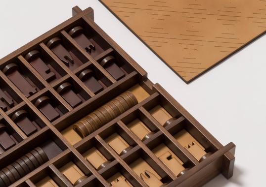 Настольная игра от фабрики Giobagnara модель Structura Triple Game Box