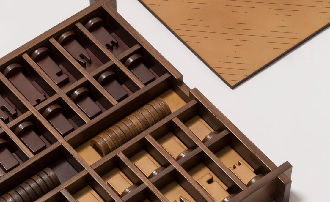 Настольная игра от фабрики Giobagnara модель Structura Triple Game Box
