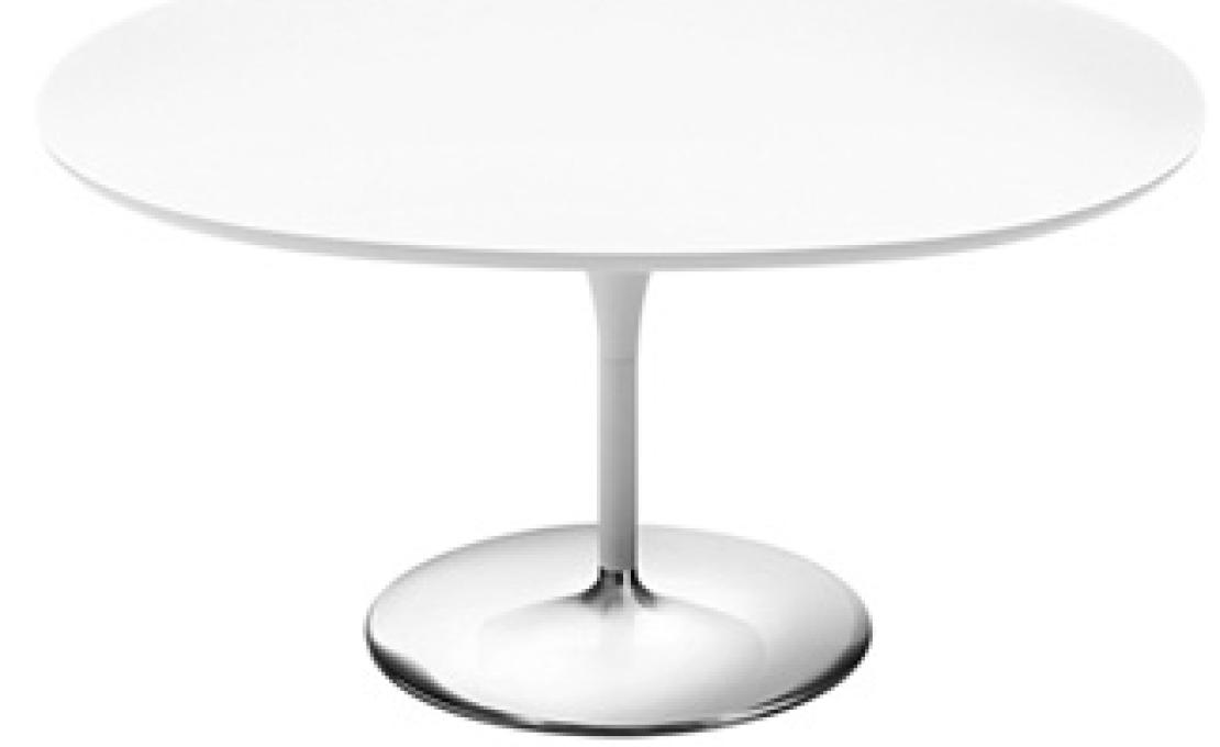 Стол от фабрики Arper модель Duna Oval Table MDF Top
