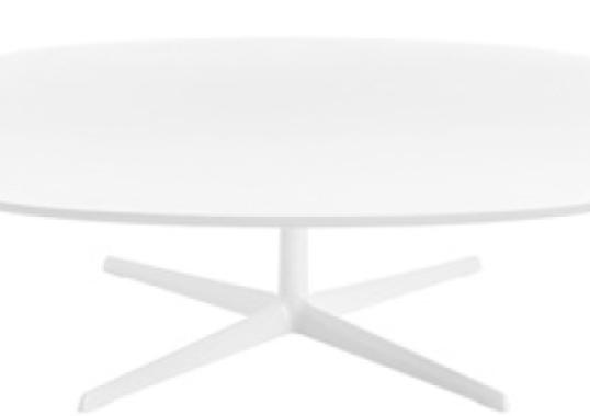 Журнальный столик Arper Eolo Oval Coffee Table MDF Top image 1
