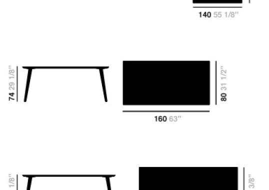 Стол Arper Gher Table image 2