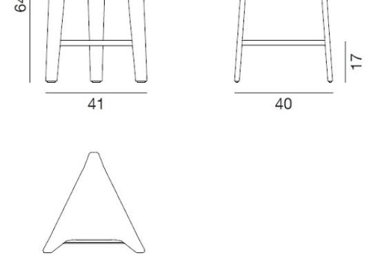 Барный стул Arper Ply Stool Arper image 2