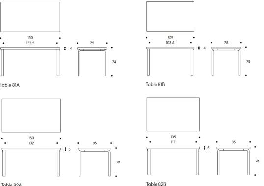 Стол Artek AALTO TABLE RECTANGULAR image 2
