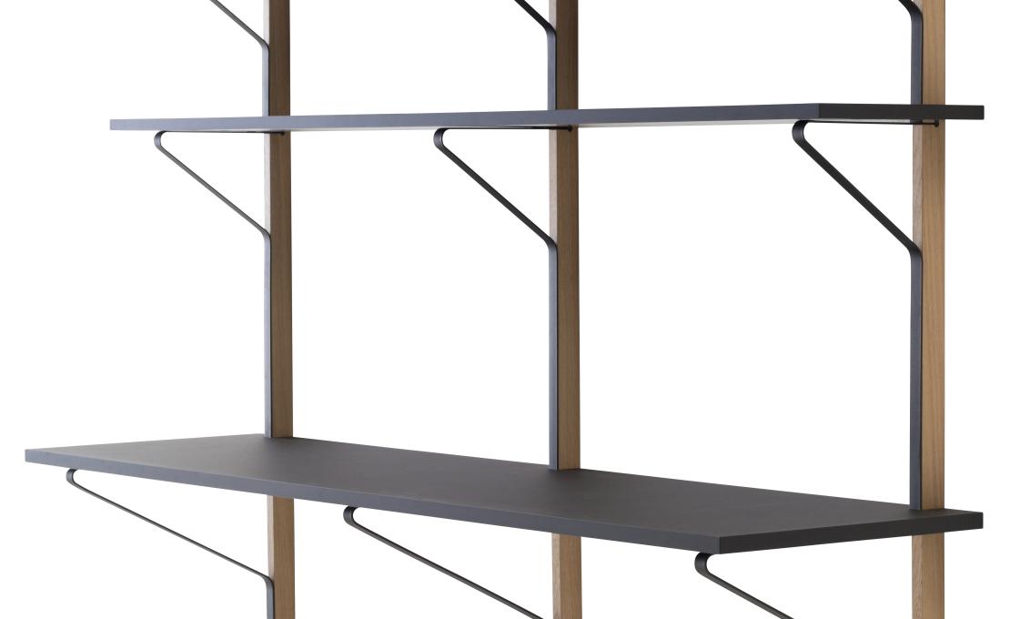 Стеллаж для книг от фабрики Artek модель KAARI SHELF WITH DESK