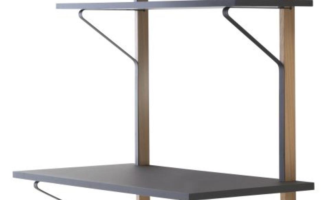 Стеллаж для книг от фабрики Artek модель KAARI SHELF WITH DESK