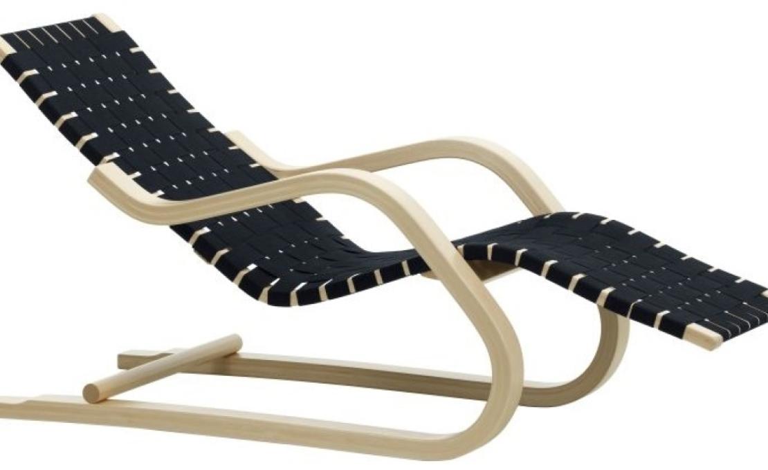 Шезлонг от фабрики Artek модель 282 008 4