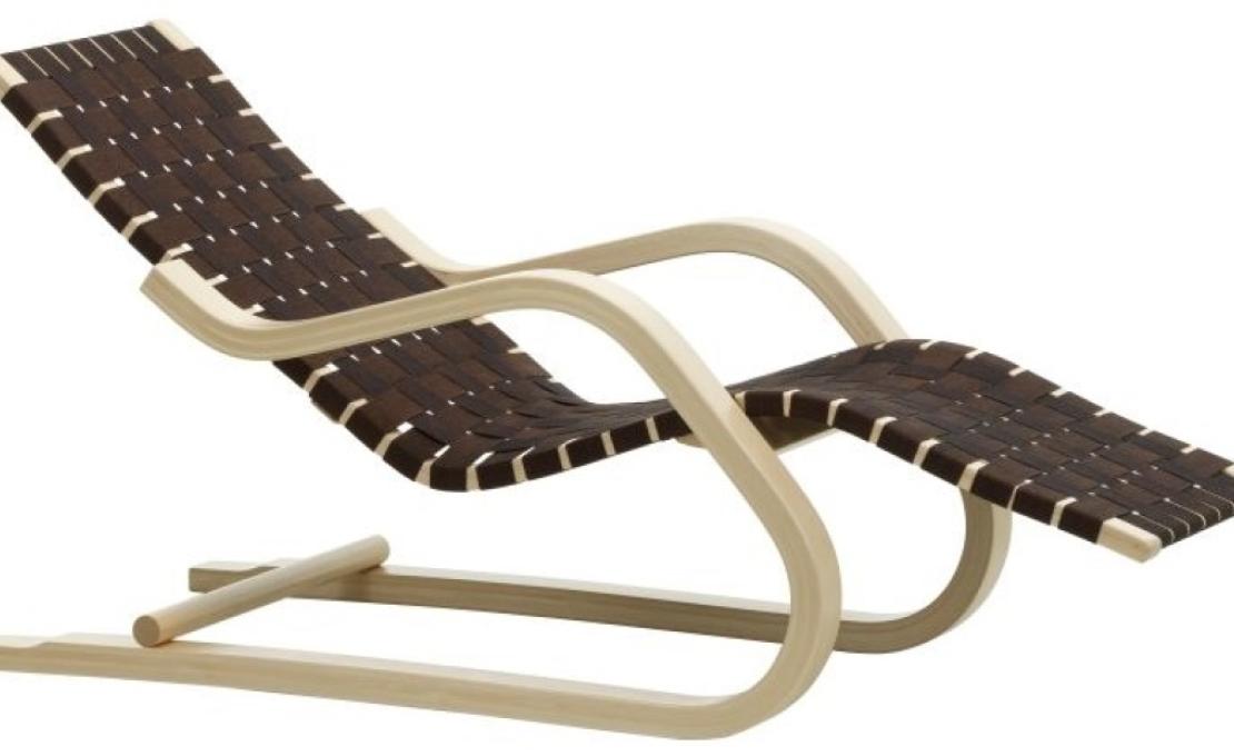 Шезлонг от фабрики Artek модель 282 008 4