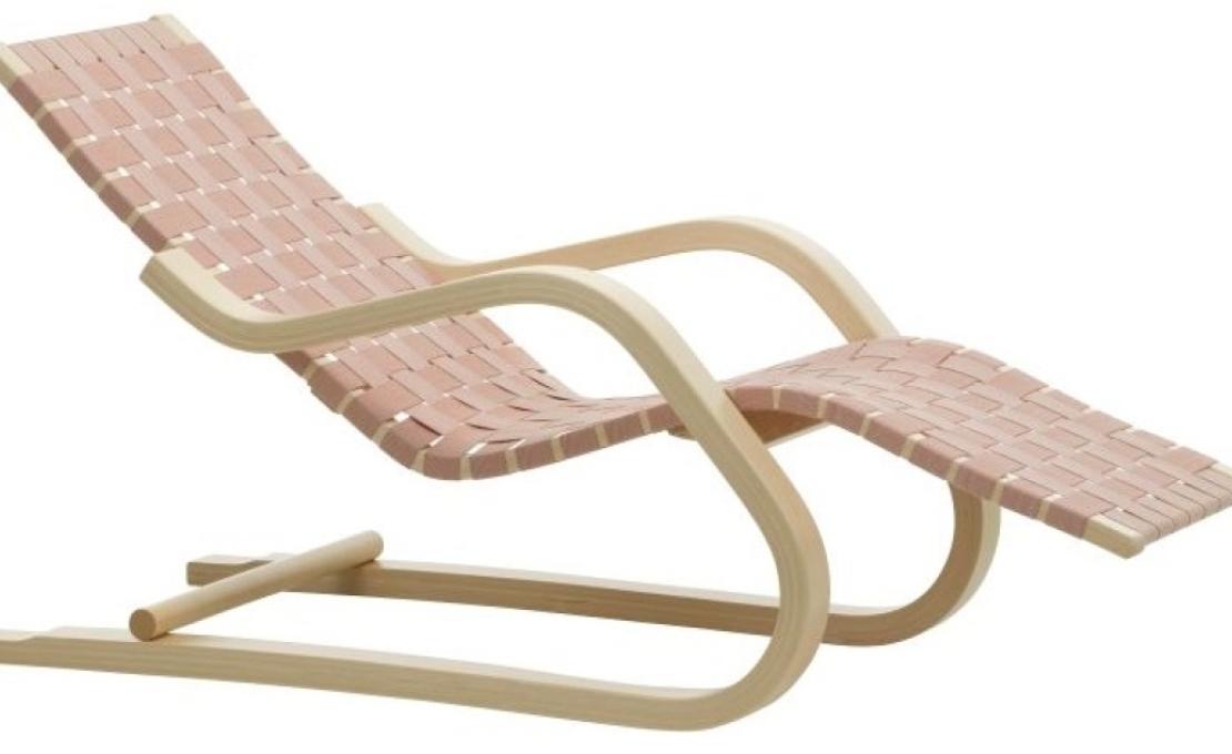 Шезлонг от фабрики Artek модель 282 008 4