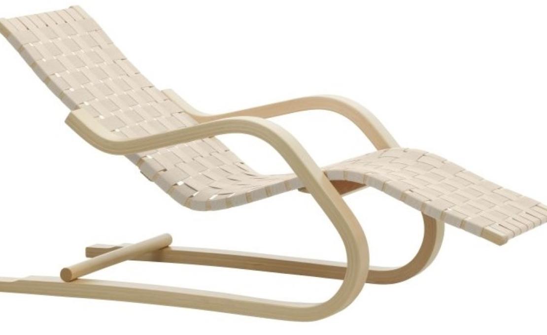 Шезлонг от фабрики Artek модель 282 008 4