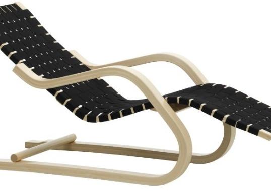 Шезлонг от фабрики Artek модель 282 008 4