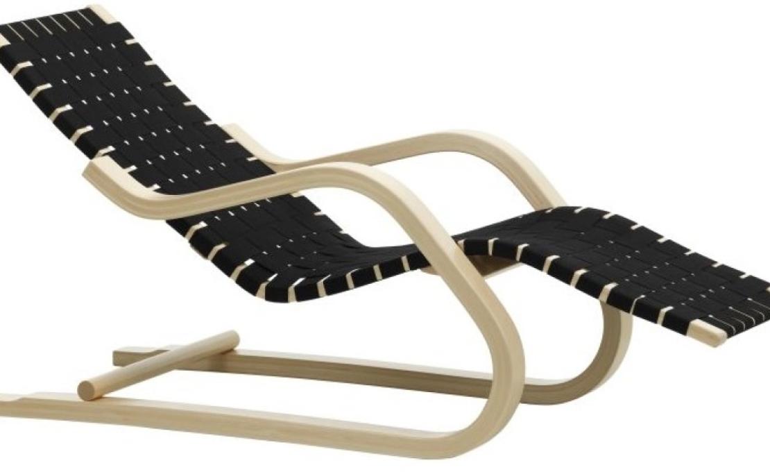 Шезлонг от фабрики Artek модель 282 008 4