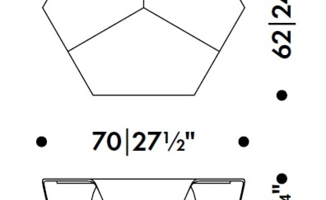 Журнальный столик от фабрики Artek модель 283 038 0
